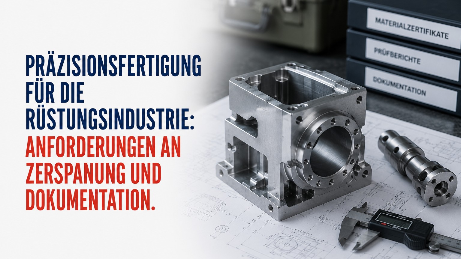 Präzisionsfertigung für die Rüstungsindustrie: Anforderungen an Zerspanung und Dokumentation