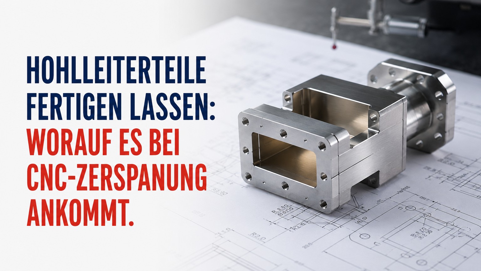 Hohlleiterteile fertigen lassen: Worauf es bei CNC-Zerspanung ankommt